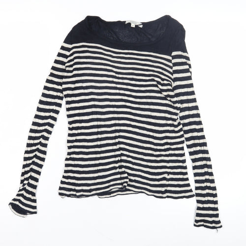 Siberian Women's Black Striped T-Shirt XS