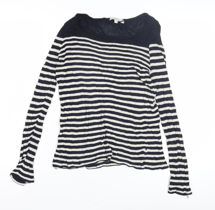 Siberian Women's Black Striped T-Shirt XS