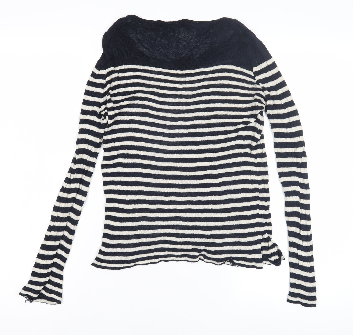 Siberian Women's Black Striped T-Shirt XS