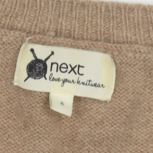 Next Women's Beige Pullover Jumper, Size 8