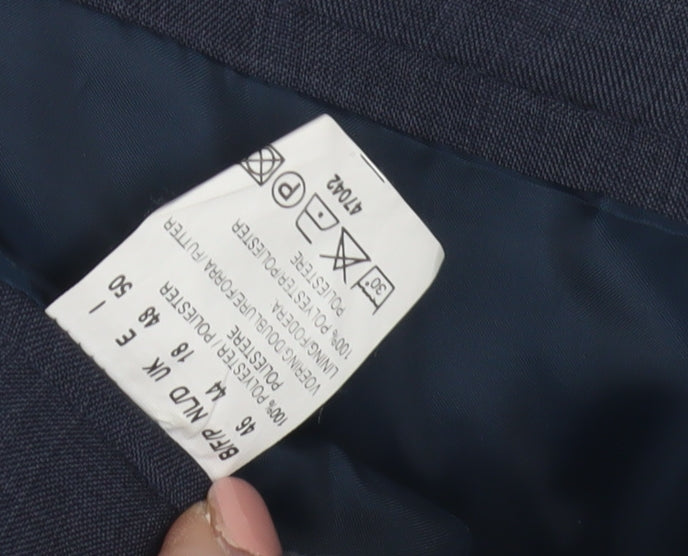 Compliments Women's Blue Midi Pencil Skirt, Size 14