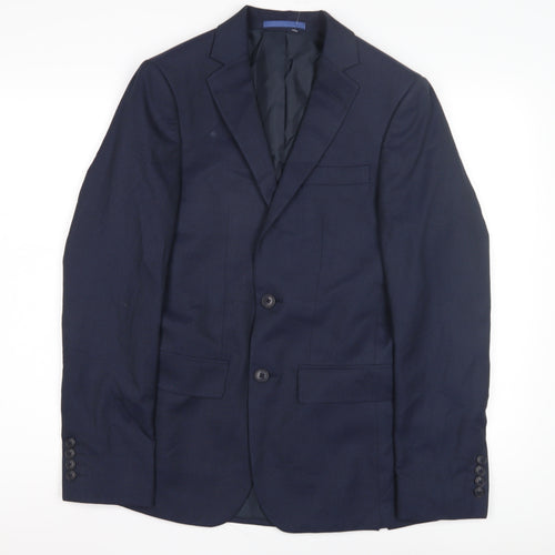 Marks and Spencer Men's Blue Slim Fit Blazer 34