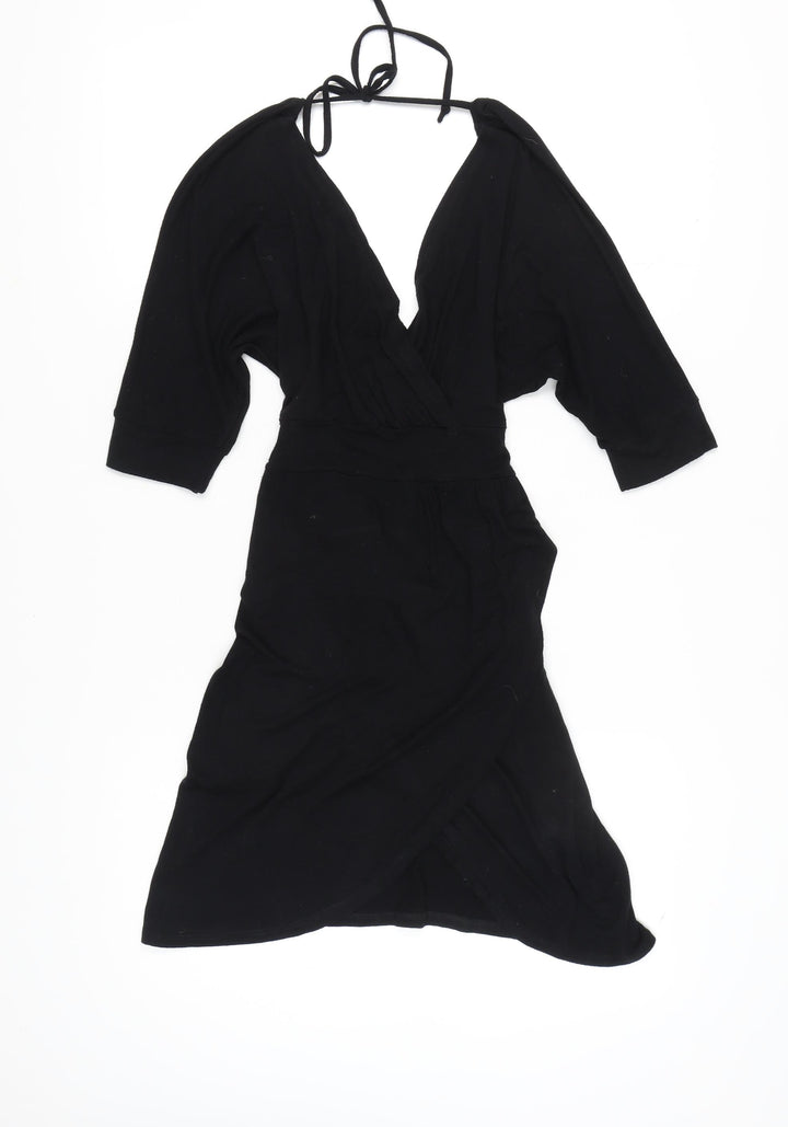Warehouse Women’s Black Halter Dress Size 12