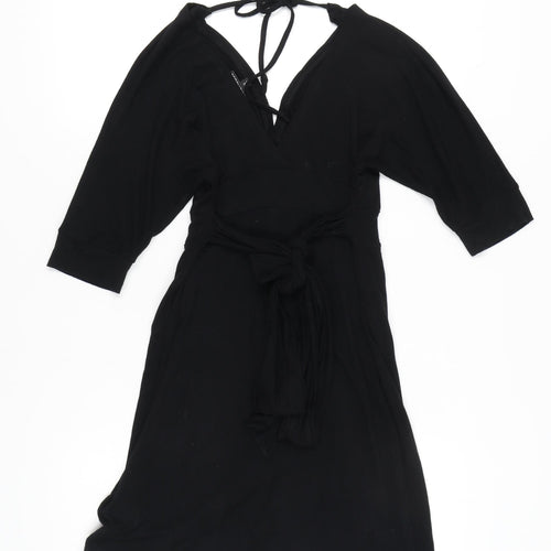 Warehouse Women’s Black Halter Dress Size 12