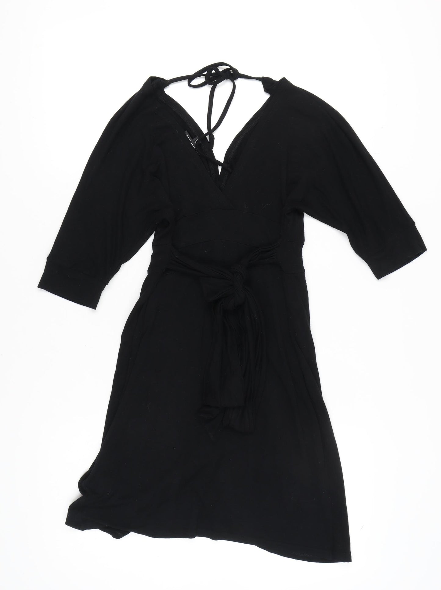 Warehouse Women’s Black Halter Dress Size 12