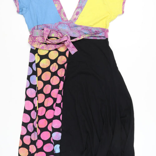 Joe Browns Women's Multicoloured Wrap Dress Size 16
