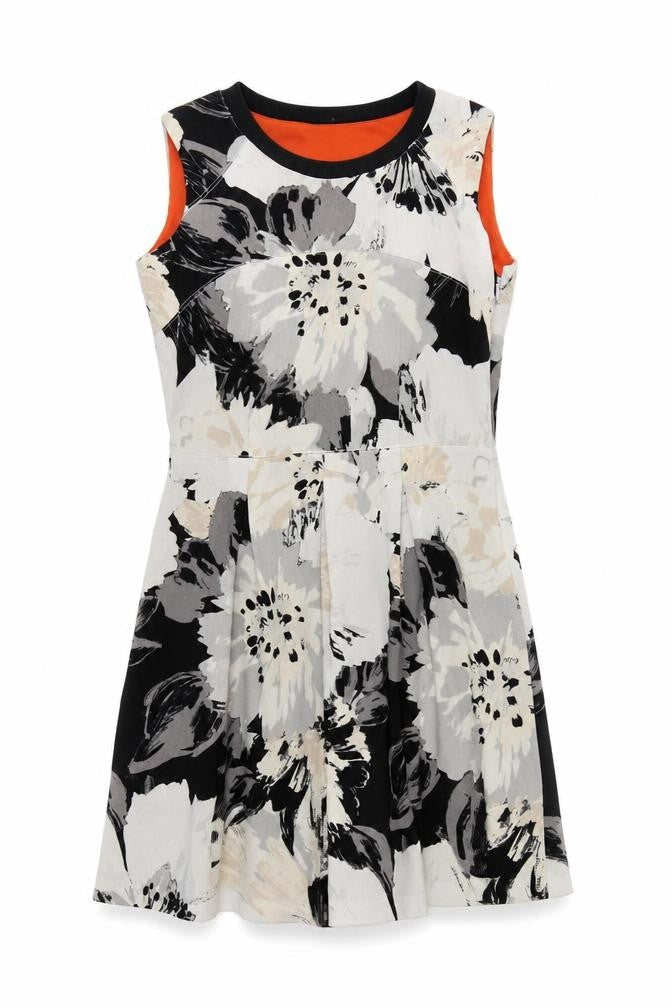 Front view of Next Women's Multicoloured Fit & Flare Dress, size 10