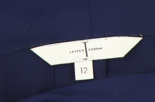 Jasper Conran Womens Blue Cowl Neck Blouse Size 12