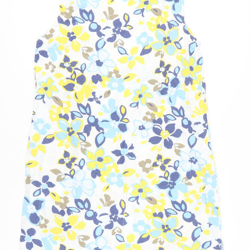 Marks and Spencer Women's Floral Linen Dress, Size 16