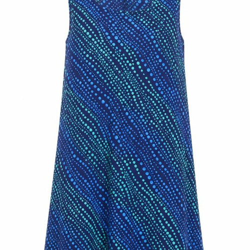 Debenhams Women's Blue Sleeveless A-Line Dress Size 16