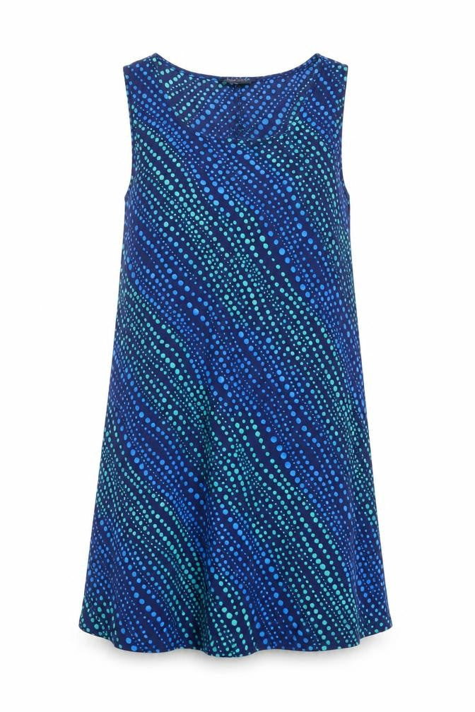 Debenhams Women's Blue Sleeveless A-Line Dress Size 16