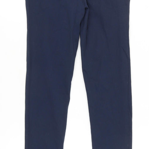 Topman Unisex Blue Skinny Trousers Size 16