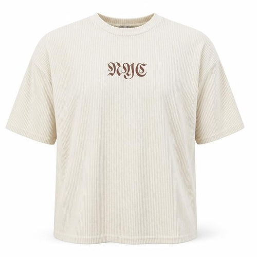 ASOS Men's Beige M Striped T-Shirt, Crew Neck
