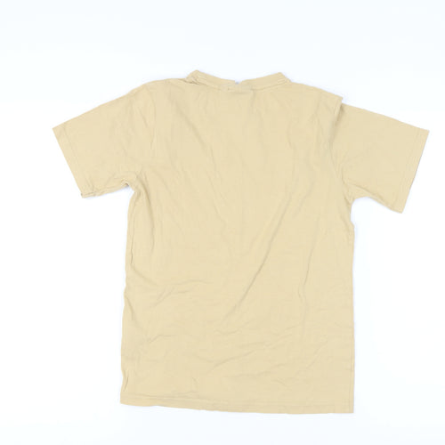 Fila Boys Beige T-Shirt, Size 12, Logo Accents