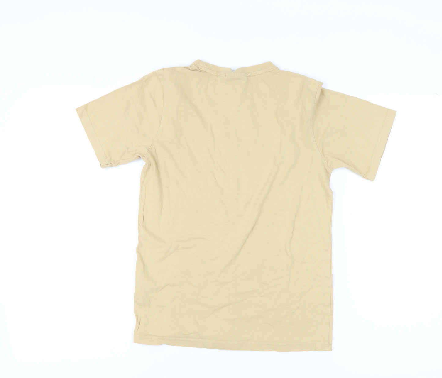 Fila Boys Beige T-Shirt, Size 12, Logo Accents