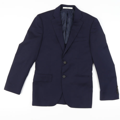 BON Men’s Blue Slim Fit Suit Jacket Size 34