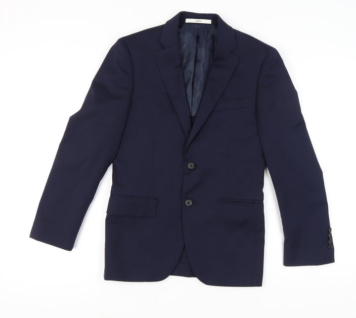 BON Men’s Blue Slim Fit Suit Jacket Size 34