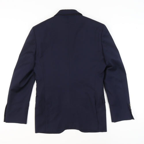 BON Men’s Blue Slim Fit Suit Jacket Size 34