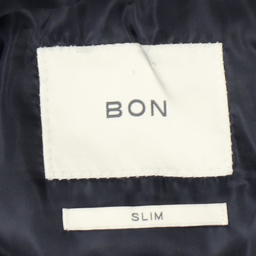 BON Men’s Blue Slim Fit Suit Jacket Size 34