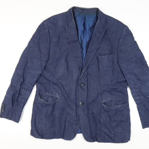 Fellini Tailored Men's Blue Blazer Size 44