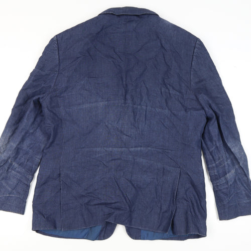 Fellini Tailored Men's Blue Blazer Size 44