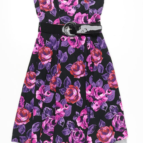 Debenhams Women's Floral Fit & Flare Dress Size 8