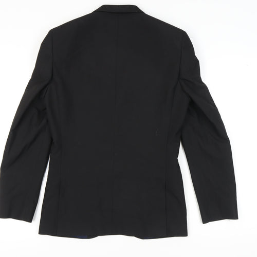 Next Men's Black Blazer 36R Regular Formal