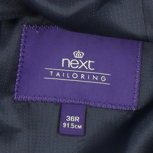 Next Men's Black Blazer 36R Regular Formal