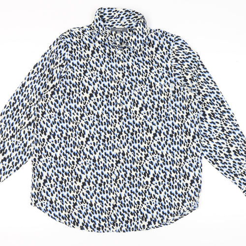 Studio Women's Multicoloured Animal Print Blouse Size 14