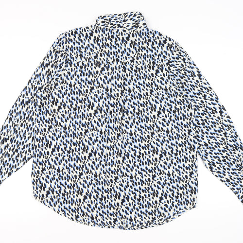 Studio Women's Multicoloured Animal Print Blouse Size 14