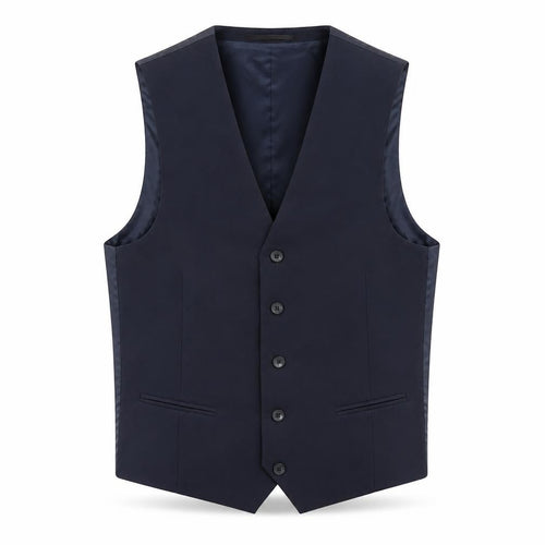 New Look Men's Blue Slim Fit Waistcoat Size 36R