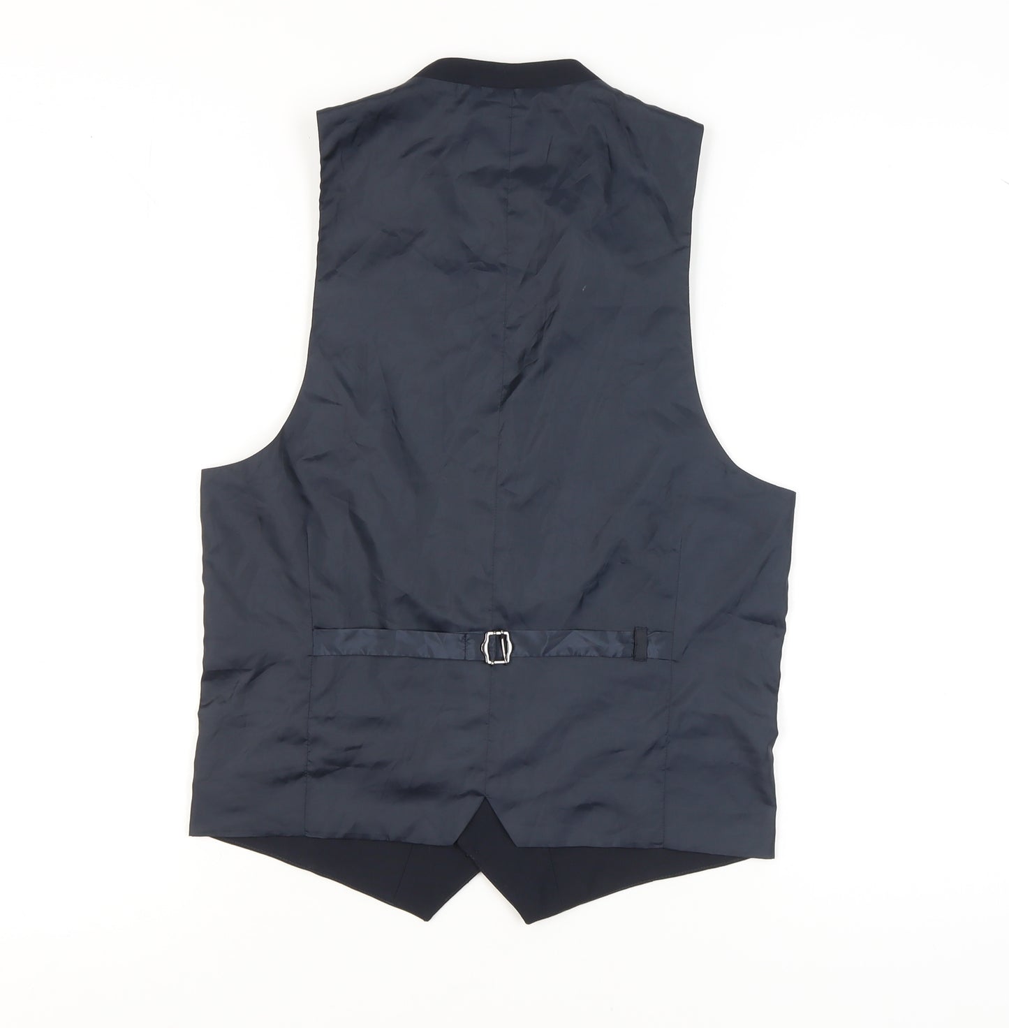 New Look Men's Blue Slim Fit Waistcoat Size 36R