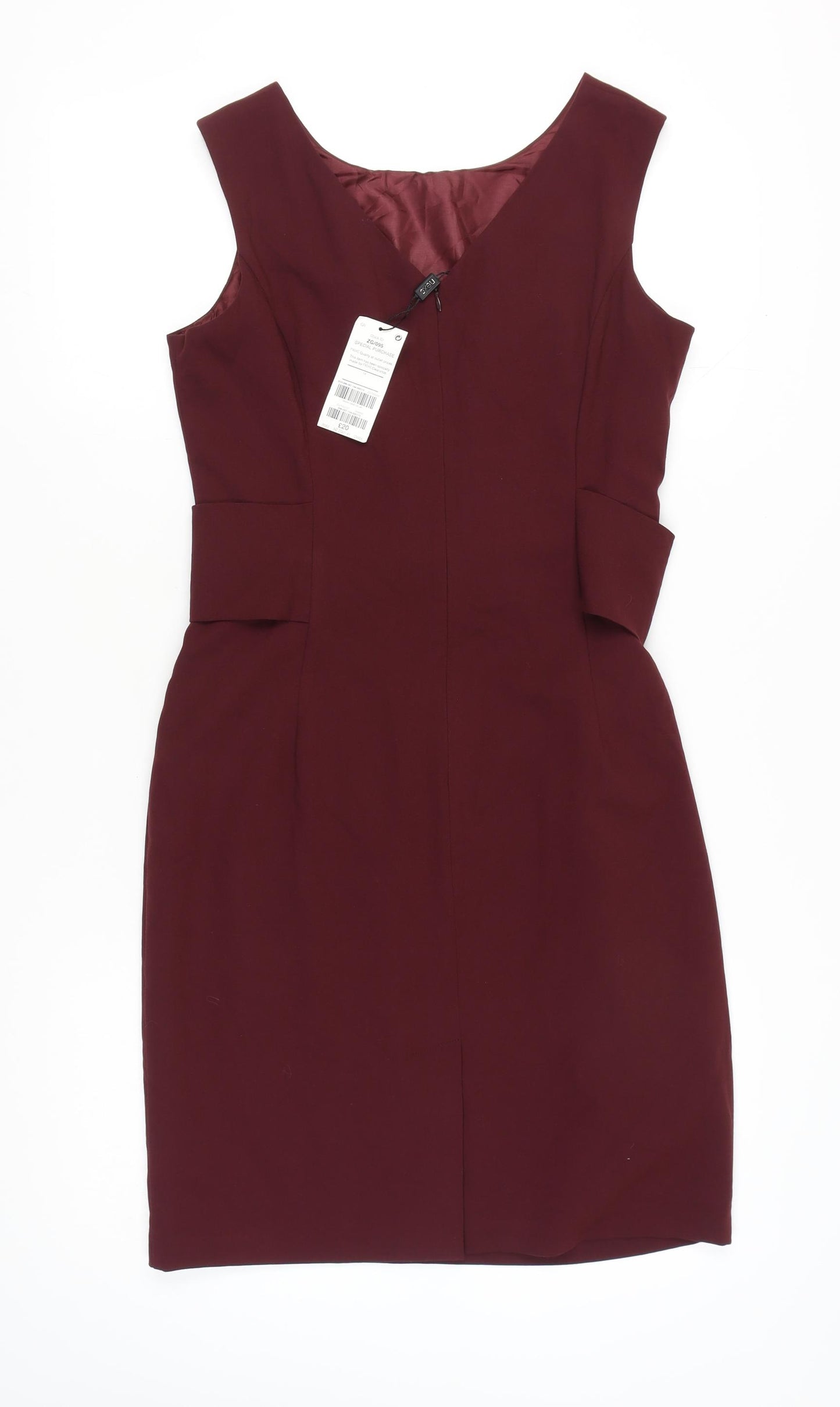 Next Women's Red Sheath Dress - Size 10, Party Ready