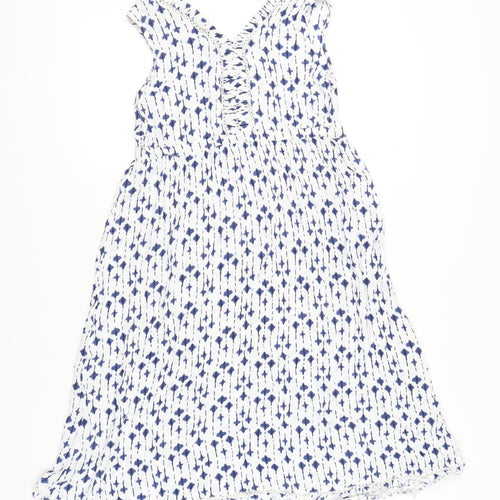 Bonmarché Women's White A-Line Dress Size 10