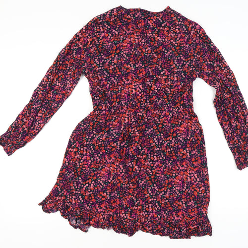 Pour Moi Women's Multicoloured Floral Dress Size 12