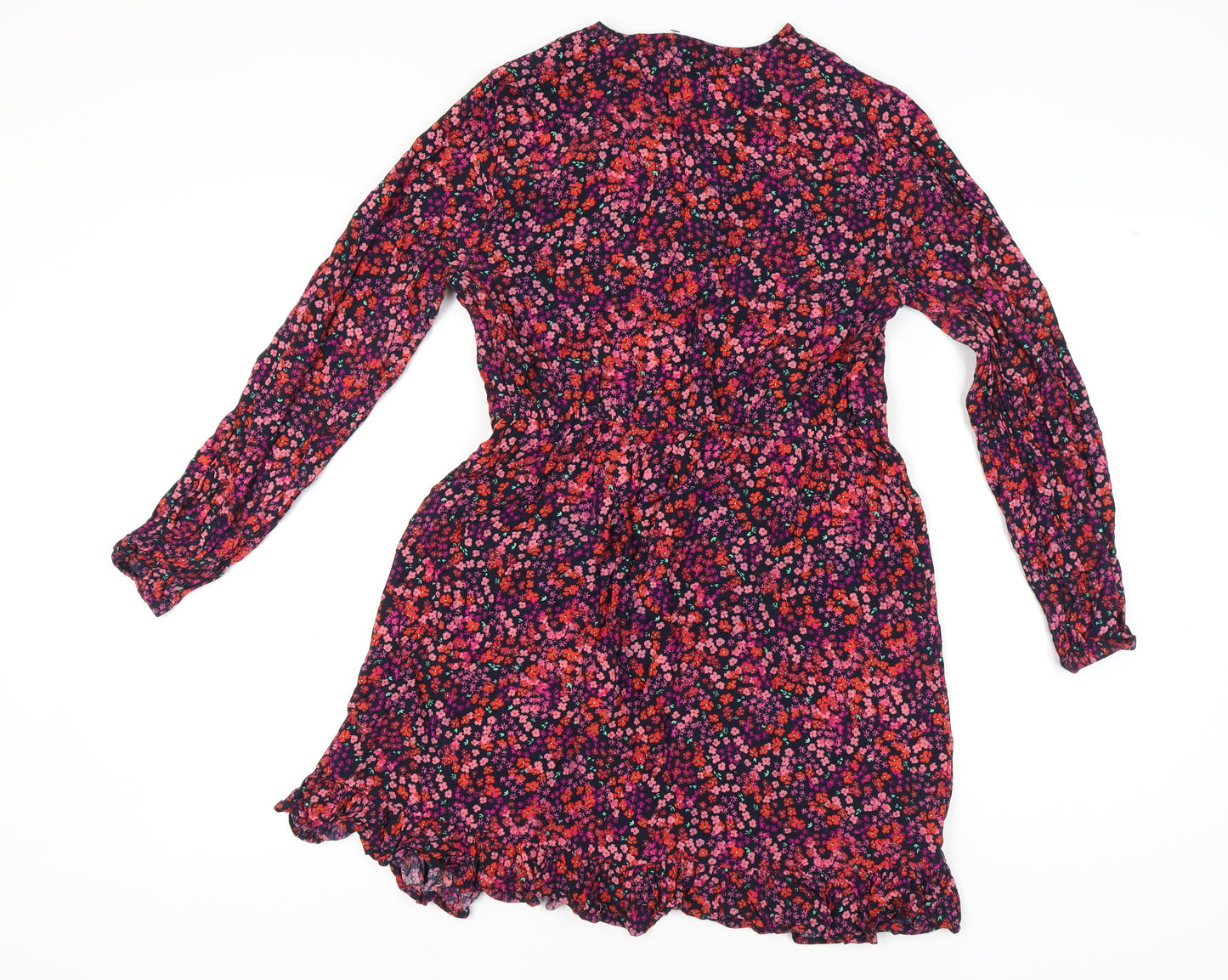Pour Moi Women's Multicoloured Floral Dress Size 12