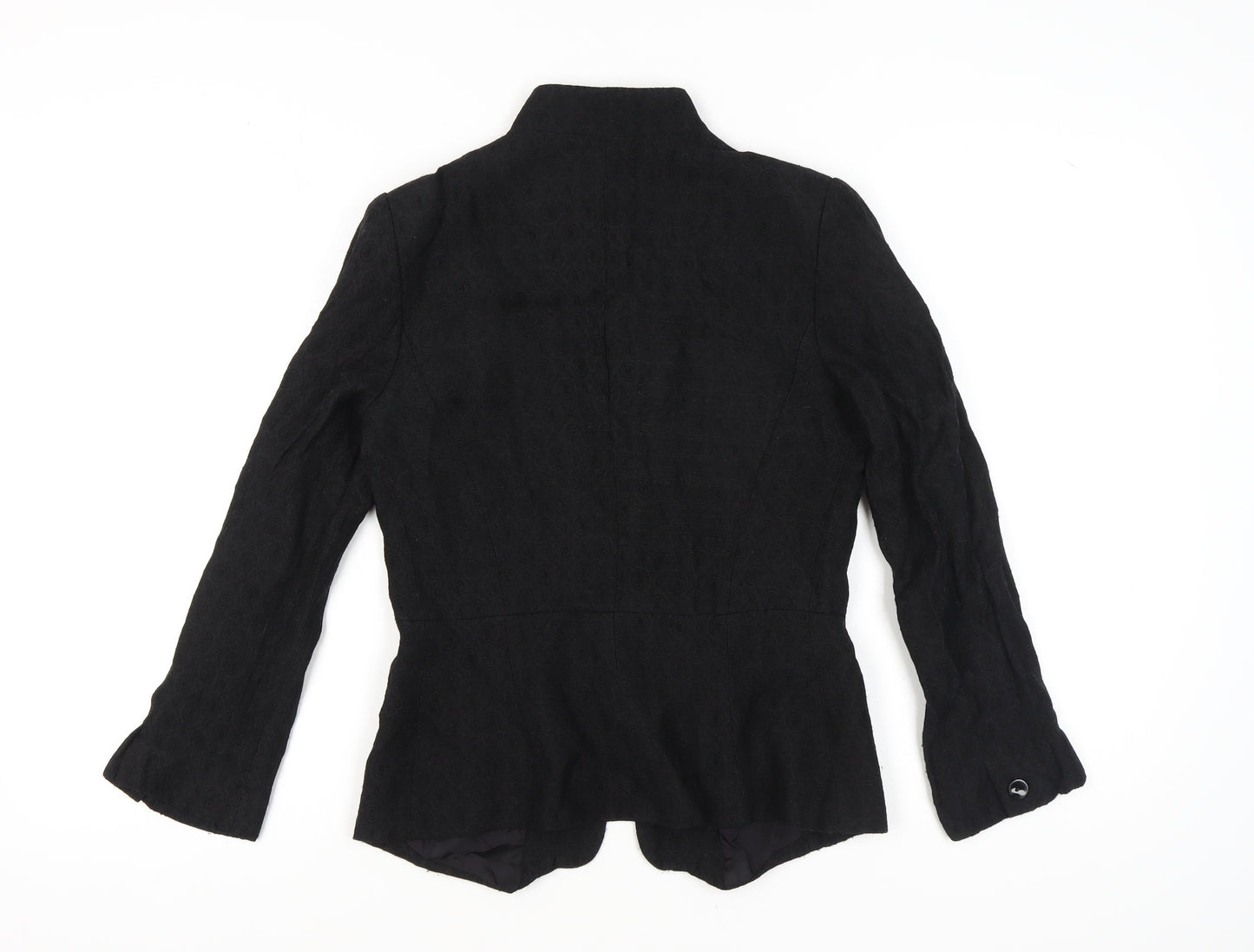 Zara Women's Black Blazer Size 8 Long Sleeve