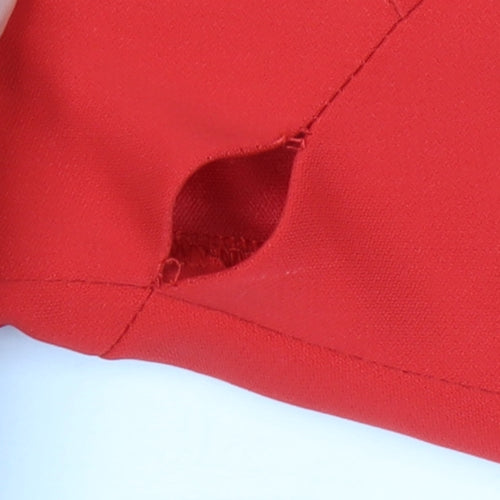 Coast Women’s Red Bodycon V-Neck Dress Size 12
