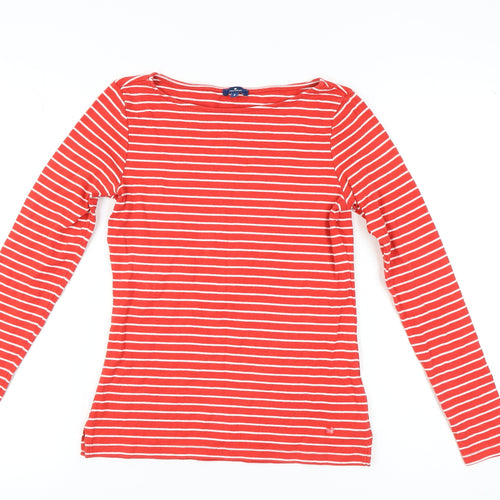 Tom Tailor Women's Red Striped Long Sleeve T-Shirt