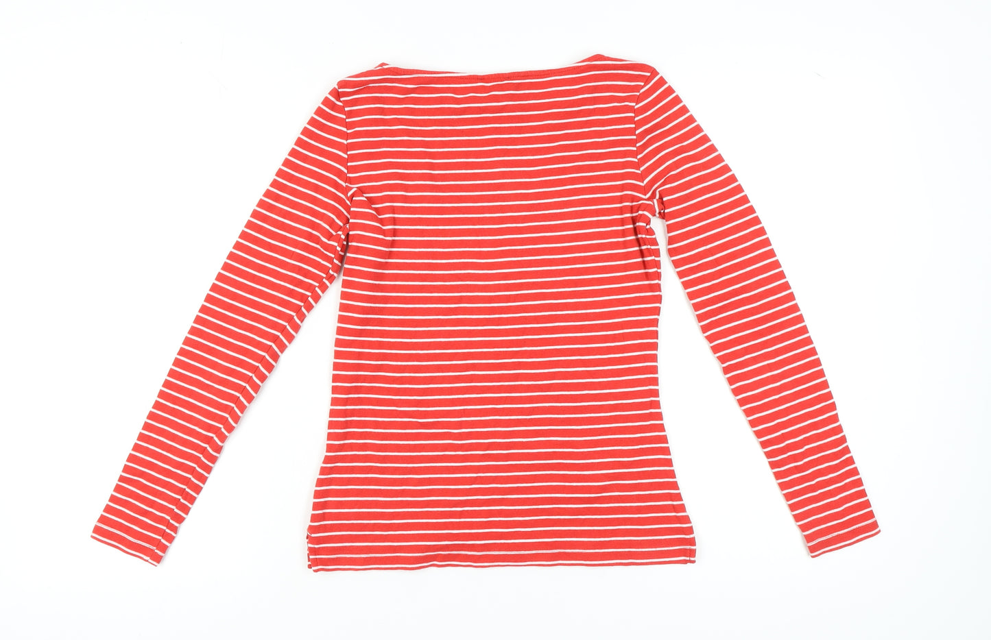 Tom Tailor Women's Red Striped Long Sleeve T-Shirt