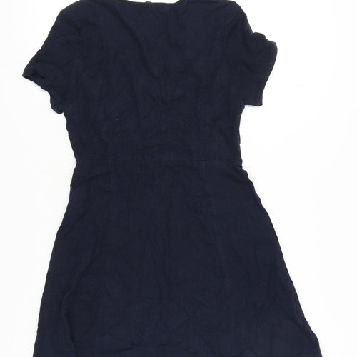 Vero Moda Women's Blue Shirt Dress, Short Sleeve, Size S