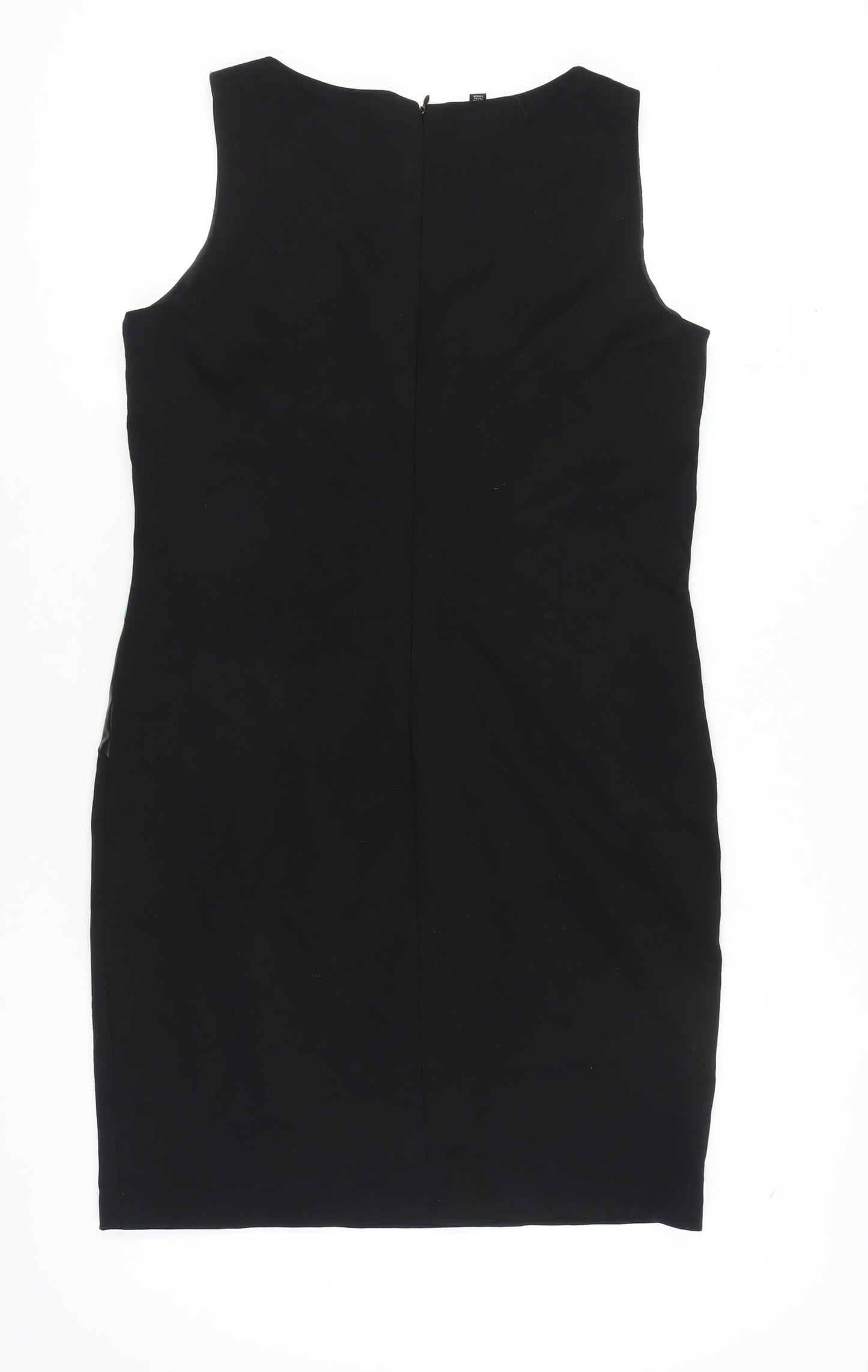 Conrad C Women's Sheath Dress Black Blue Grey Size 16