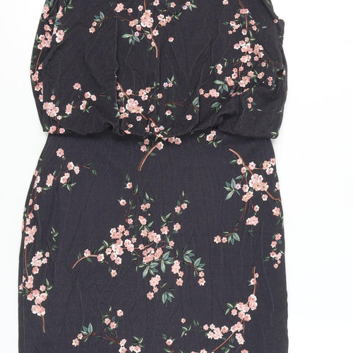 Phase Eight Women's Black Floral Dress Size 12