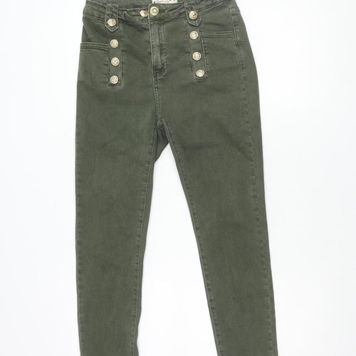 Denim Life Women’s Green Skinny Jeans Size L