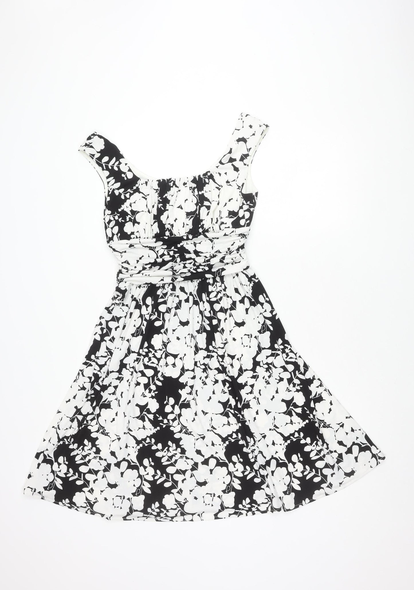 Maggy London Women’s Black & White Floral Dress