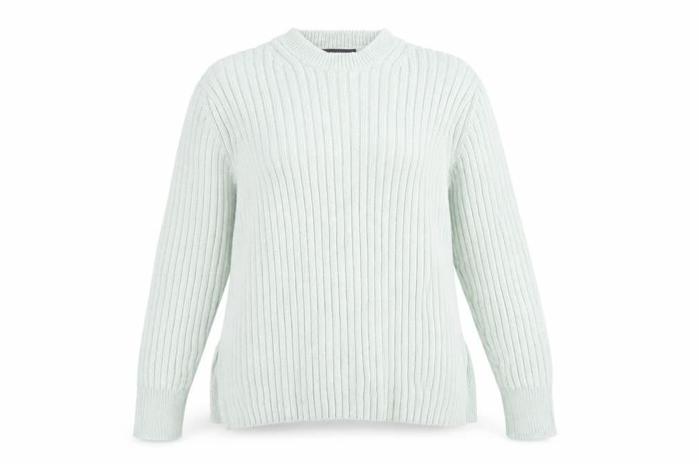 Front view of Marks & Spencer Women's Blue jumper