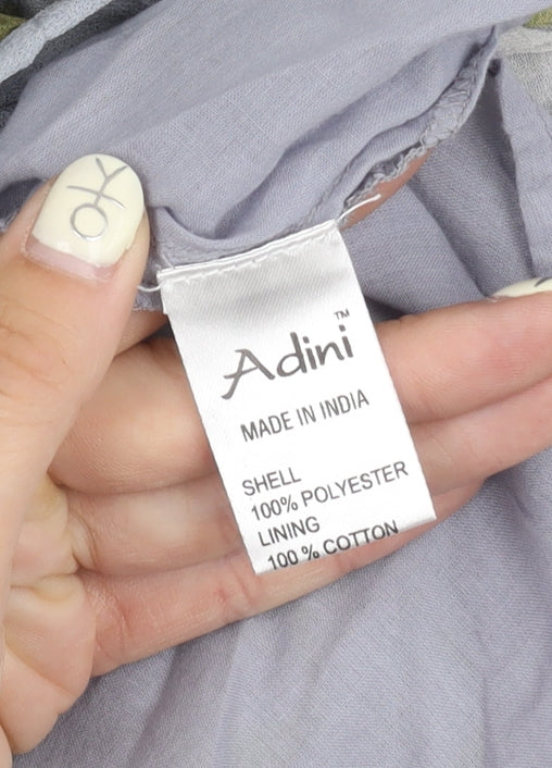 Adini Women's 3/4 Sleeve Multicoloured Floral Top