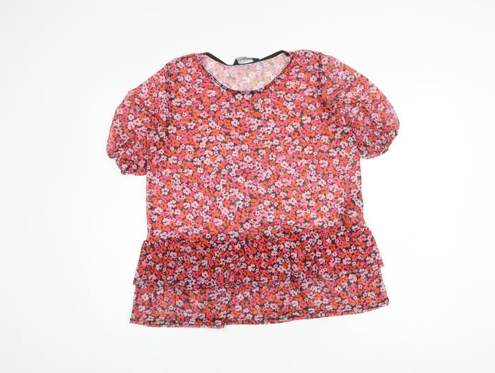 Kaleidoscope Women's Floral Tunic Blouse, Multicoloured, 14