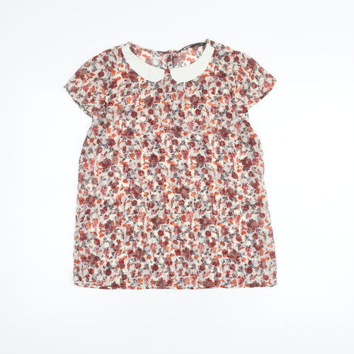 Zara Women's Multicoloured Floral Blouse - S