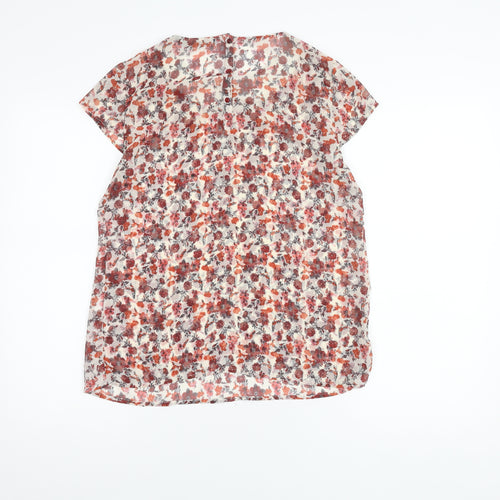 Zara Women's Multicoloured Floral Blouse - S
